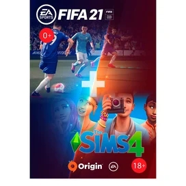 Набор игр для PC FIFA 21 + THE SIMS 4 фото