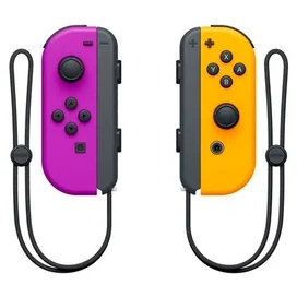 Джойстик беспроводной Nintendo Joy-con Purple/Orange (4902370544077) фото