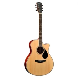 Электроакустическая гитара KEPMA A1CE Natural Matt, натуральный, в комплекте 3м кабель фото