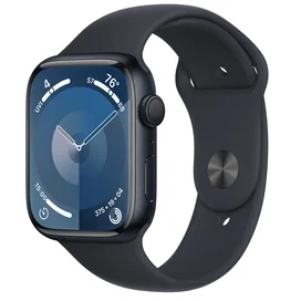 Смарт Часы Apple Watch Series 9, 45mm Midnight Aluminium Case with Midnight Sport Band - M/L (MR9A3) фото
