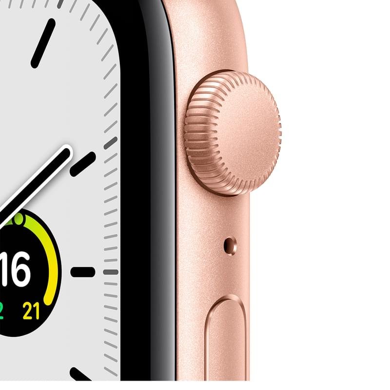 Смарт часы Apple Watch SE GPS, 44mm Gold Aluminium Case with Starlight Sport Band (MKQ53GK/A) - фото #2