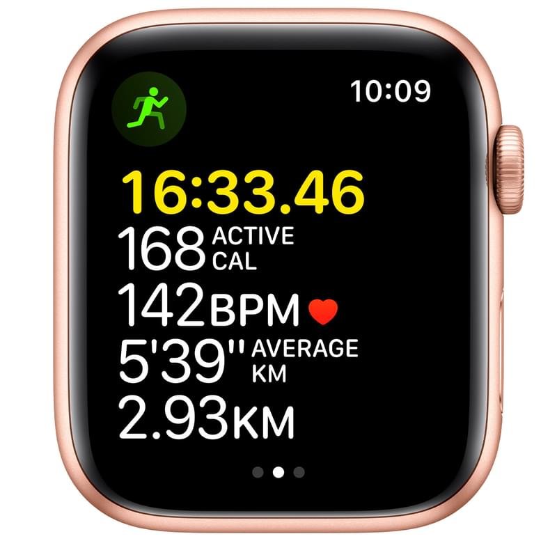 Смарт часы Apple Watch SE GPS, 44mm Gold Aluminium Case with Starlight Sport Band (MKQ53GK/A) - фото #3